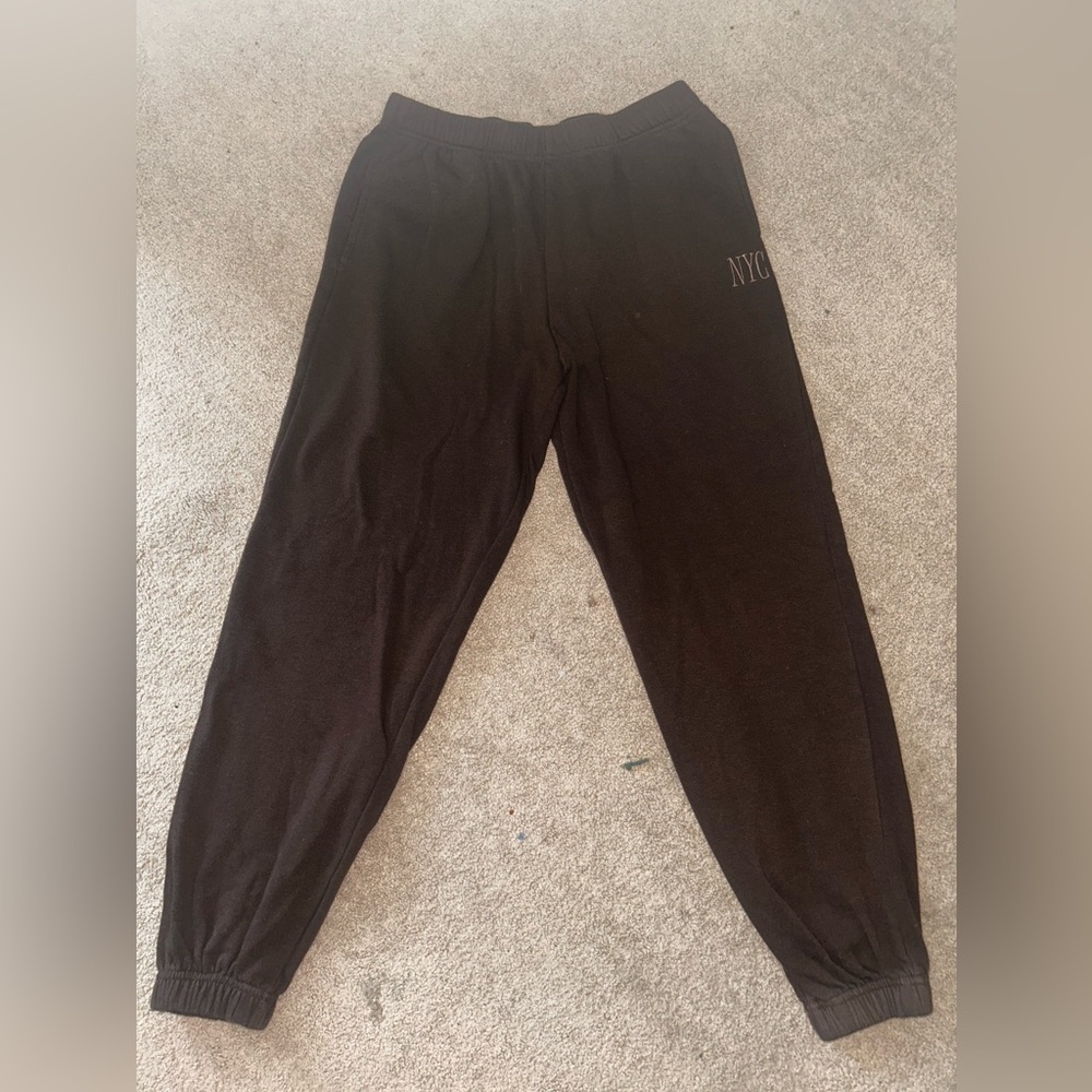Garage NYC brown sweatpants